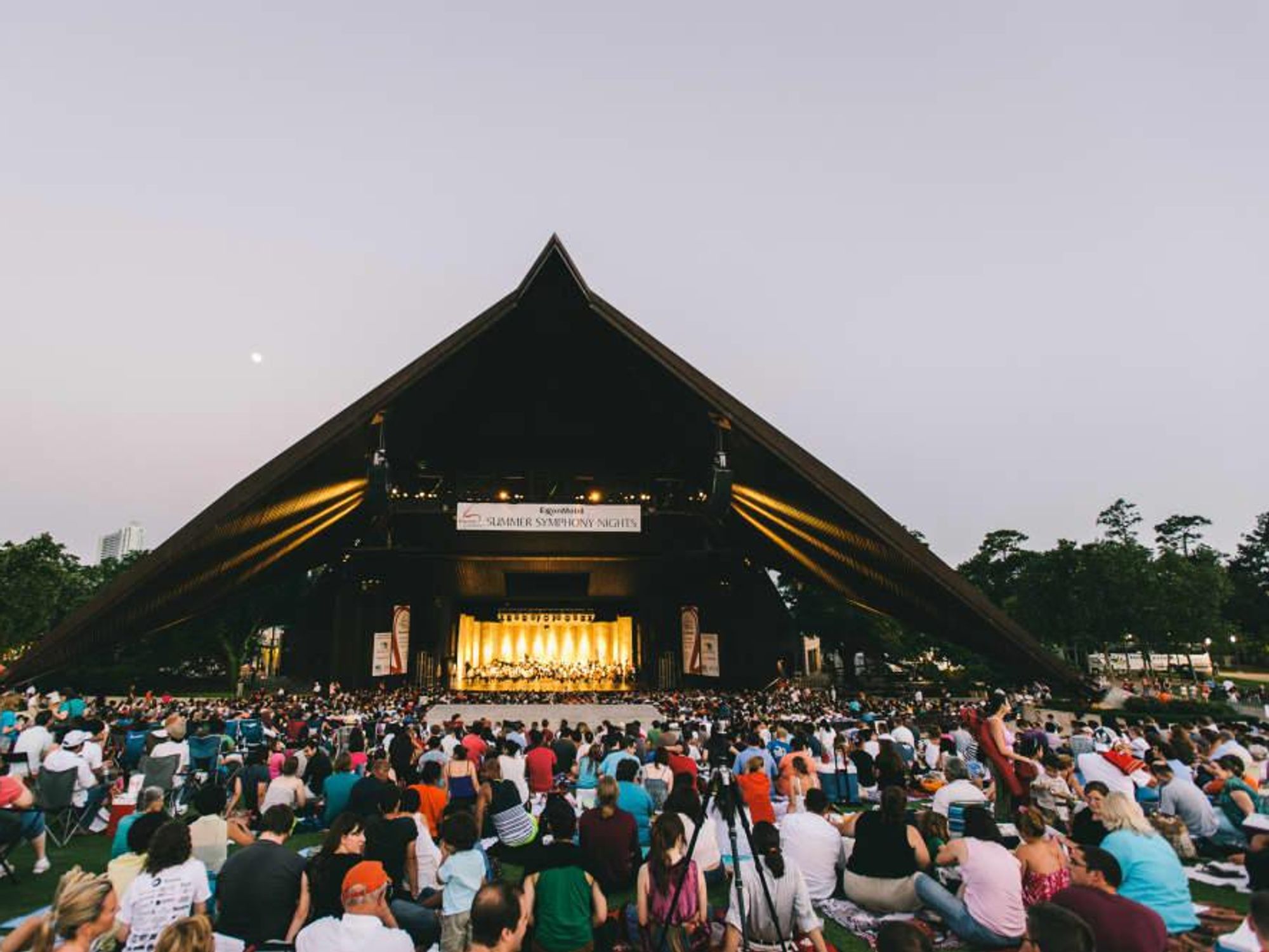 Miller Outdoor Theatre summer outdoor concert
