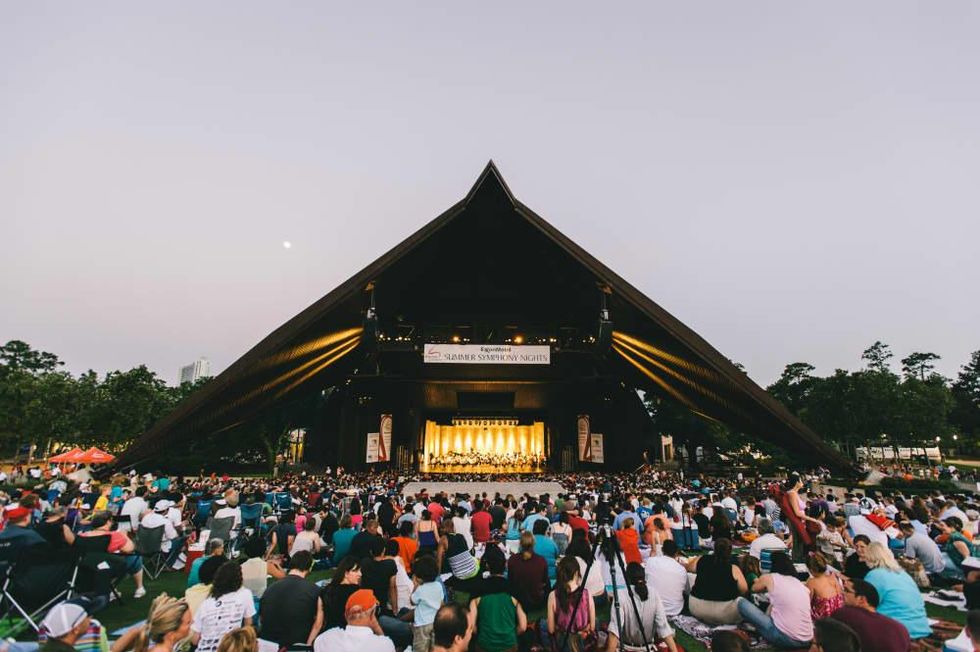 Miller Outdoor Theatre summer outdoor concert