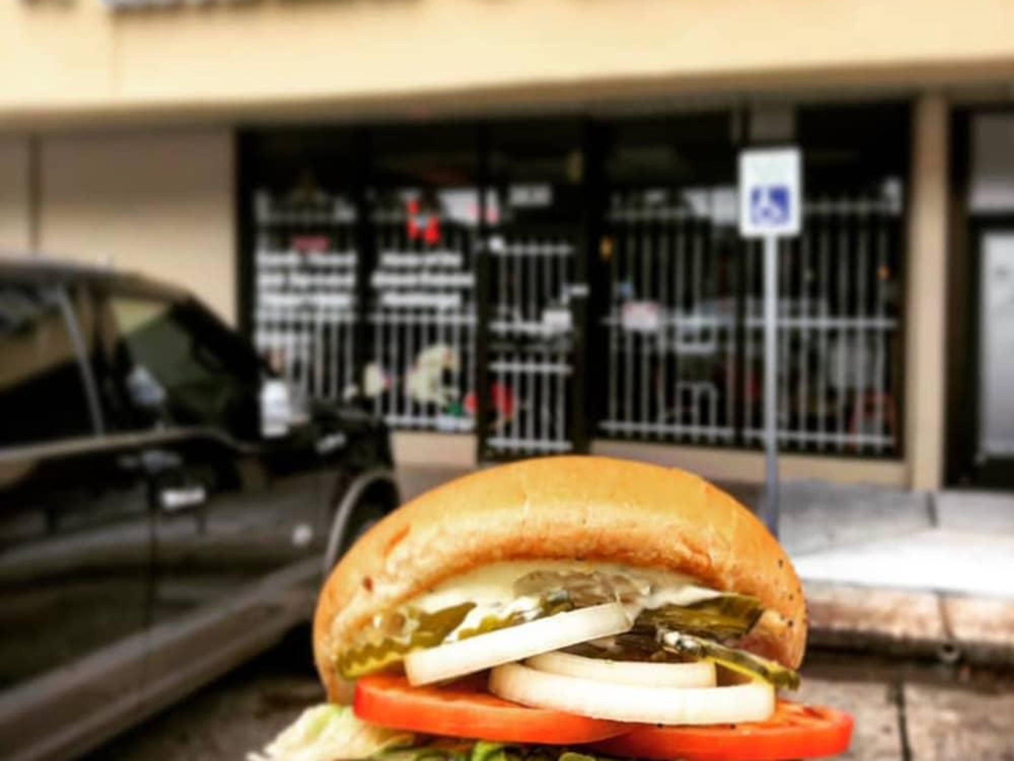 Miller's Cafe Houston Shepherd hamburger protest