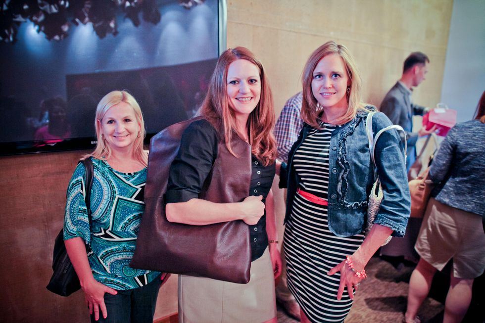 Mindy Sisson, Holly Schmaltz, and Allie Demers at JulieBeth trunk show at Americas