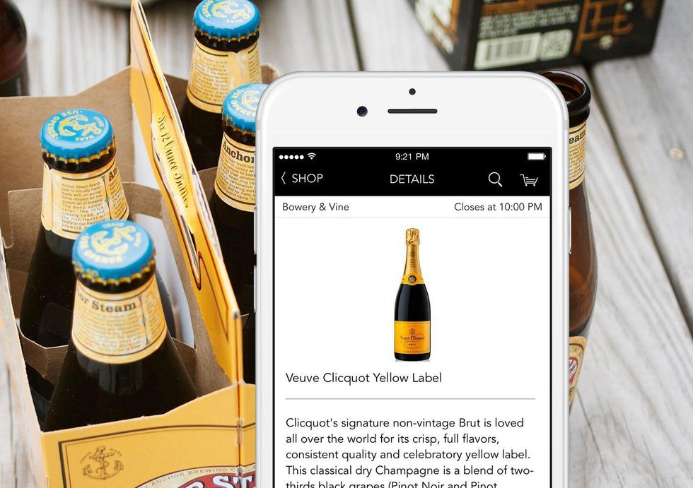 Minibar liquor delivery