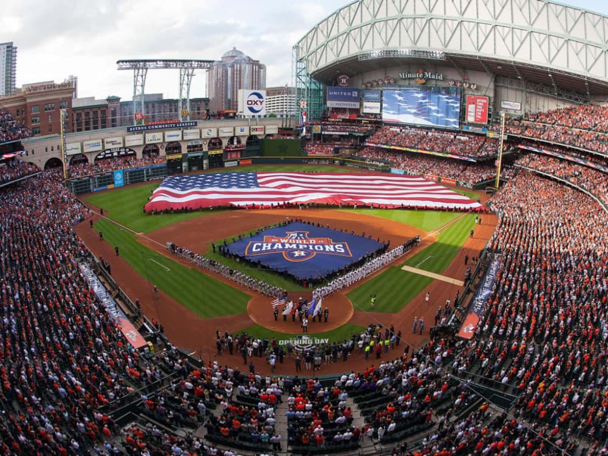 Minute Maid Park Houston Astros Baseball Ballpark Stadium Greeting