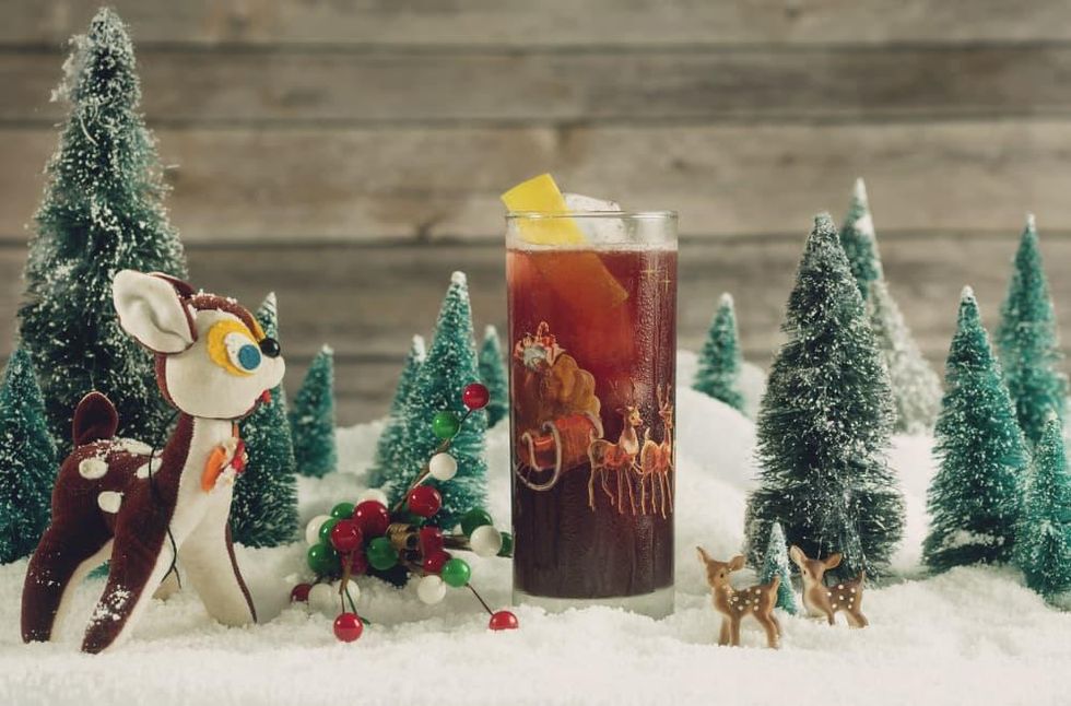 Miracle bar pop up christmas cocktail