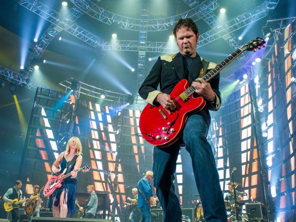 Miranda Lambert at Rodeo guitarist