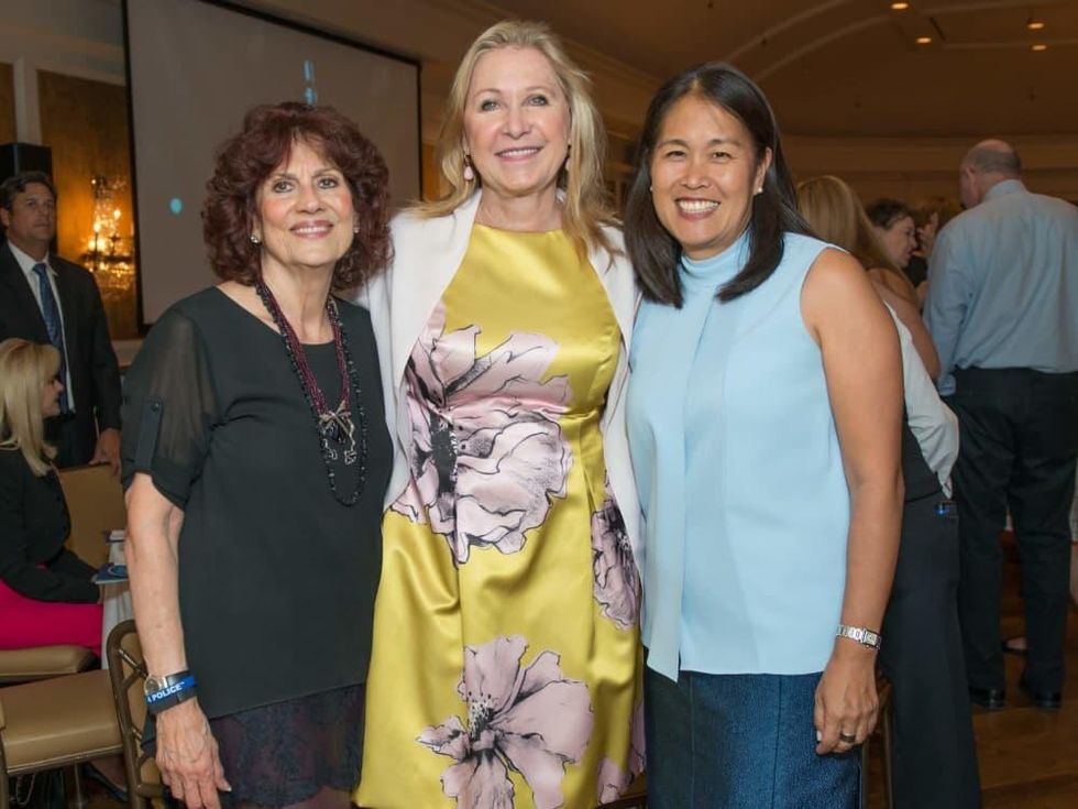 Mission to Mars luncheon 9/16, Donna Vallone, Carol Linn, Grace Kim