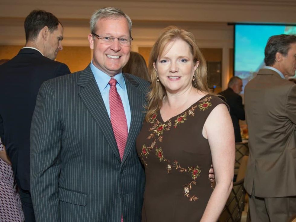 Mission to Mars luncheon 9/16, Larry Lawyer, Alicia Lawyer