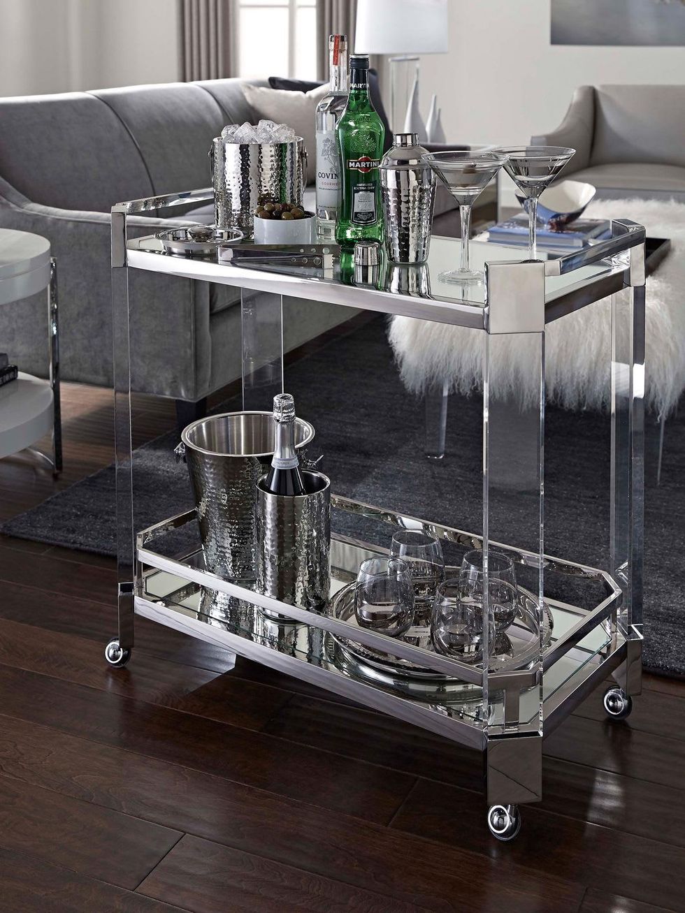 Mitchell Gold + Bob Williams Melrose Bar Cart 25th anniversary piece October 2014