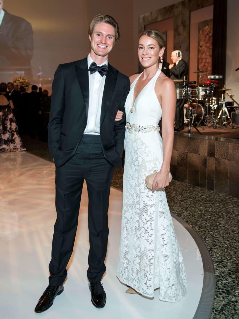Mitchell Van Hoff, Natasha Oliver at Museum of Fine Arts Gala