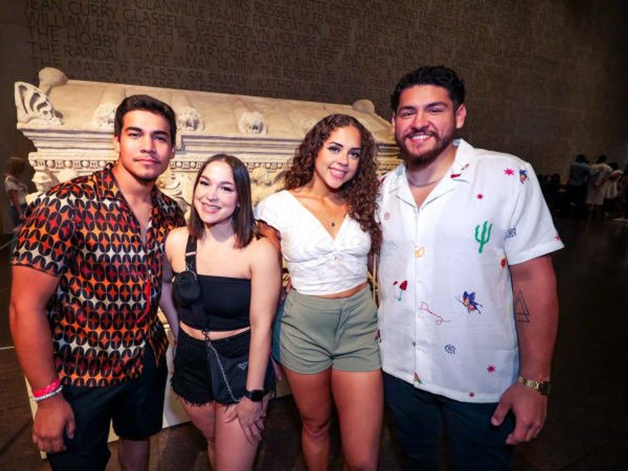Mixed Media MFAH July 2023 The Suffers Christian Mares, Olivia Treviño, Sophia Arevalo, Adrian Burciaga