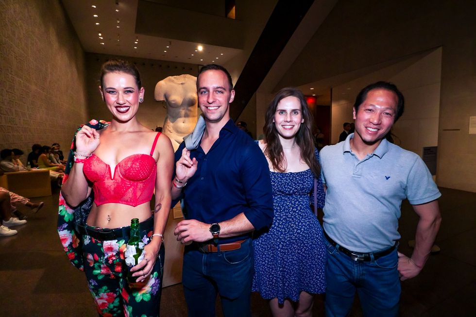 Mixed Media MFAH July 2023 The Suffers RaeAnna Rekemeyer, Andrew Gardner, Querine Hooglamer, Elmer Lee