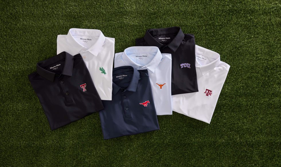 Mizzen + Main collegiate shirts