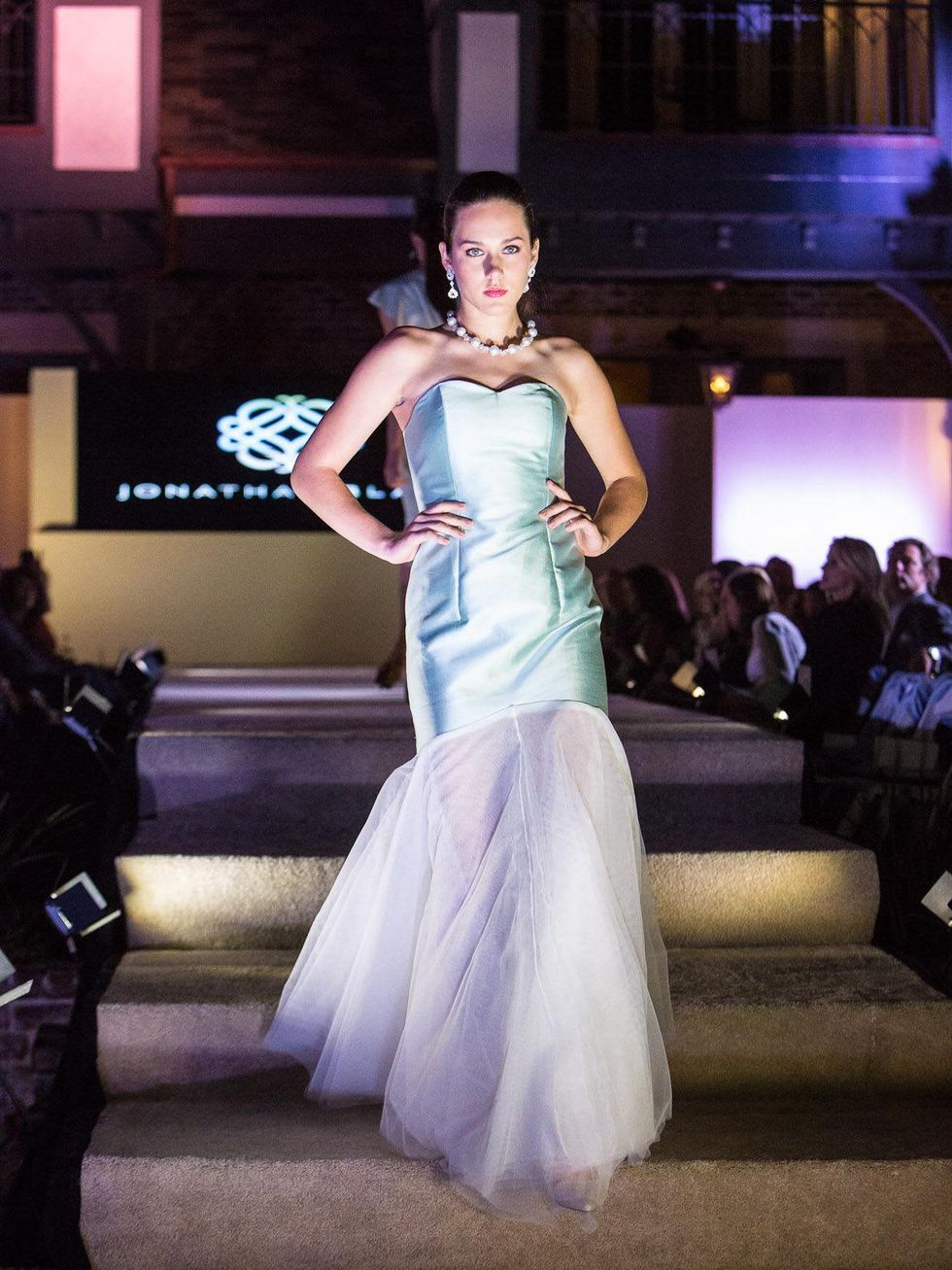 model 1 at the Jonathan Blake Fashion Show October 2013