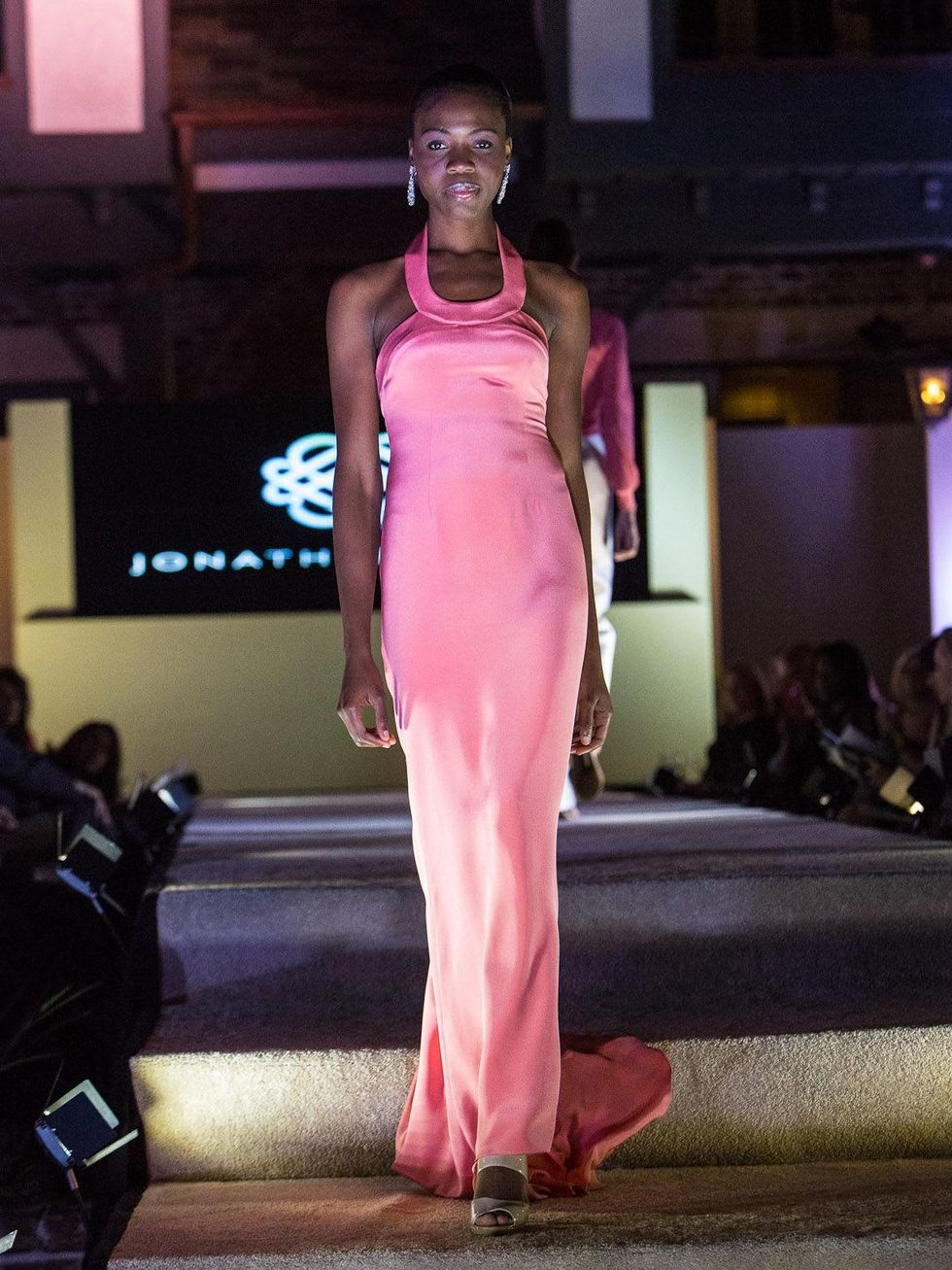 model 2 at the Jonathan Blake Fashion Show October 2013