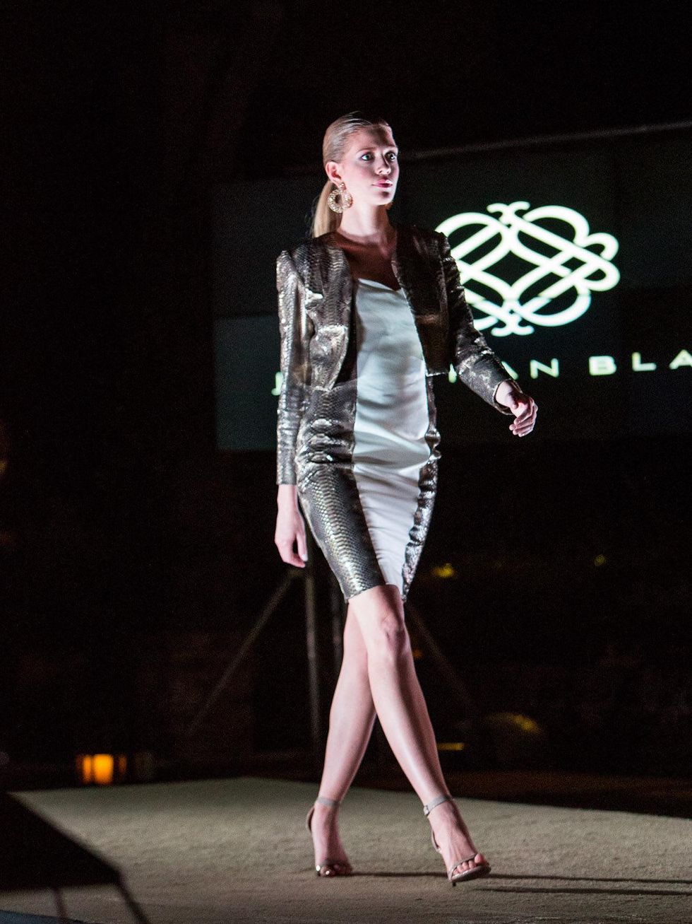 Houston designer thinks big with outdoor runway show and styles that ...