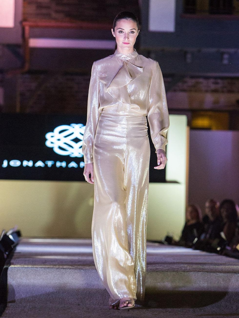 model 4 at the Jonathan Blake Fashion Show October 2013