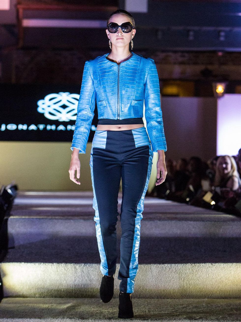 model 5 at the Jonathan Blake Fashion Show October 2013