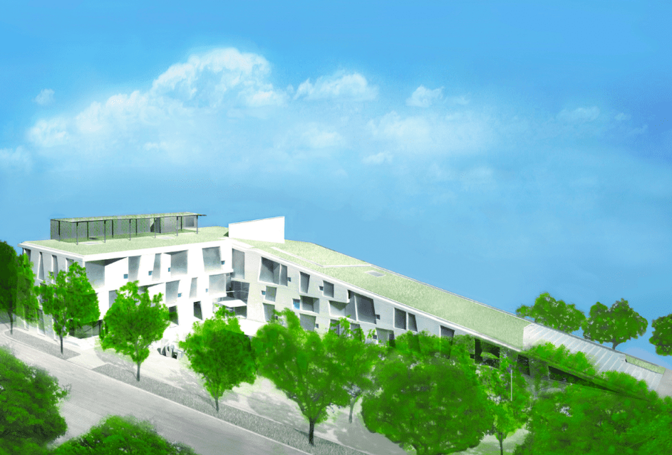 Model of the Museum of Fine Arts Glassell School of Art