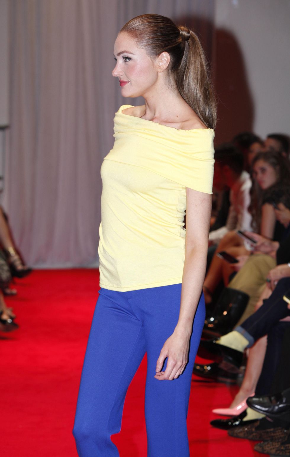 Model wearing Theresa Roemer at Fashion Woodlands with Theresa Roemer March 2015