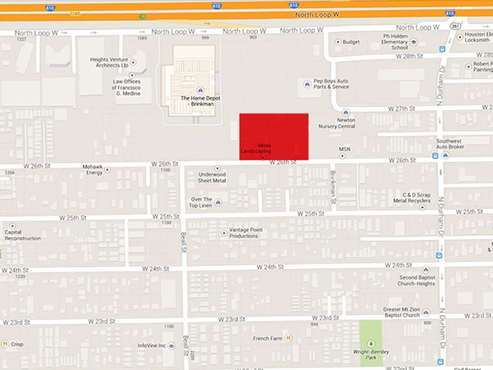 Modern Hill Country story-New Heights project November 2013 map