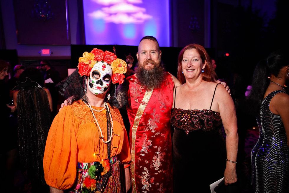 Moira LaFaver, from left, Mark McCray and Susan Wingfield at DREAMSCAPE The Orange Show's 32nd Annual Gala November 2013