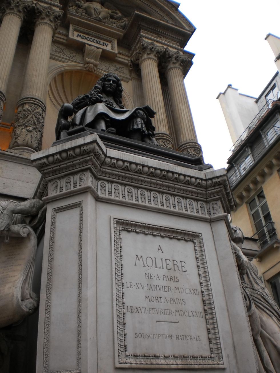 Moliere monument in Paris