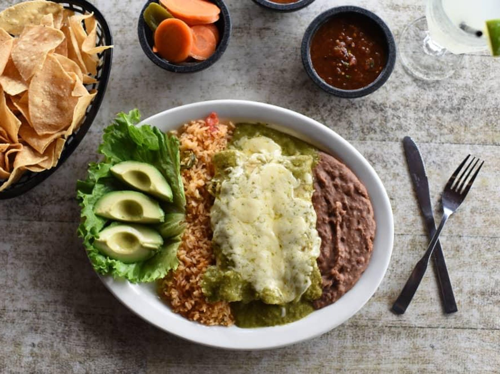 Molina's Cantina Enchiladas ala Michael