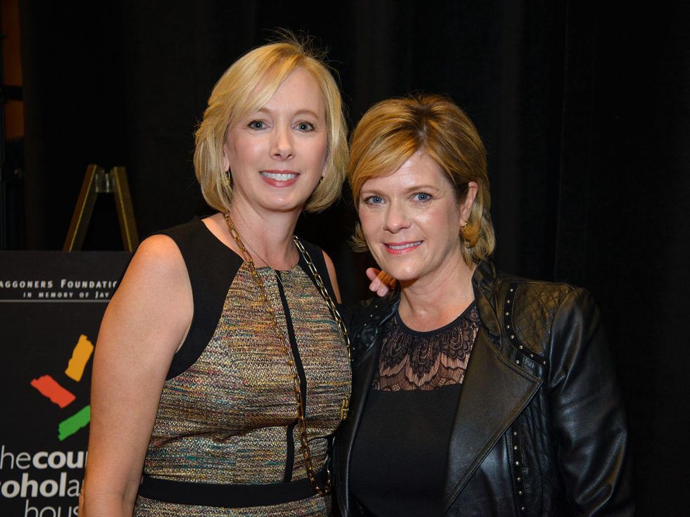 Molly Sherman, left, and Miriam Westmoreland at The Council fall luncheon November 2013