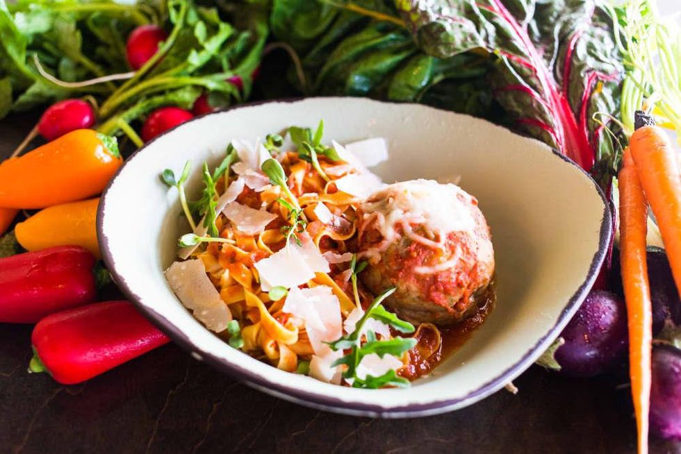 Mona Italian Food pasta with meatball