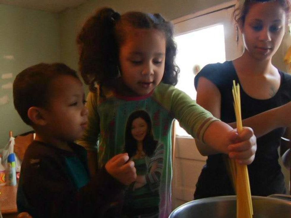 Mondo Cinema, A Place at The Table, Barbie Izquierdo and her children