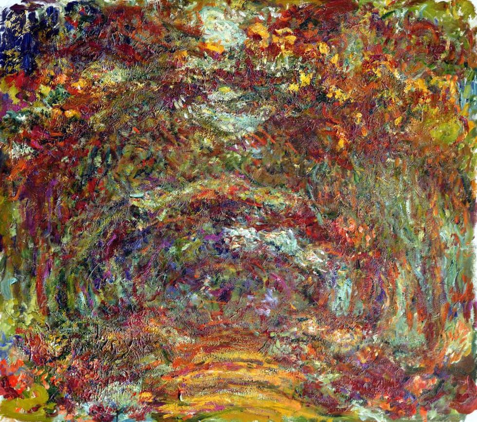 Monet, Path Under The Rose Arches