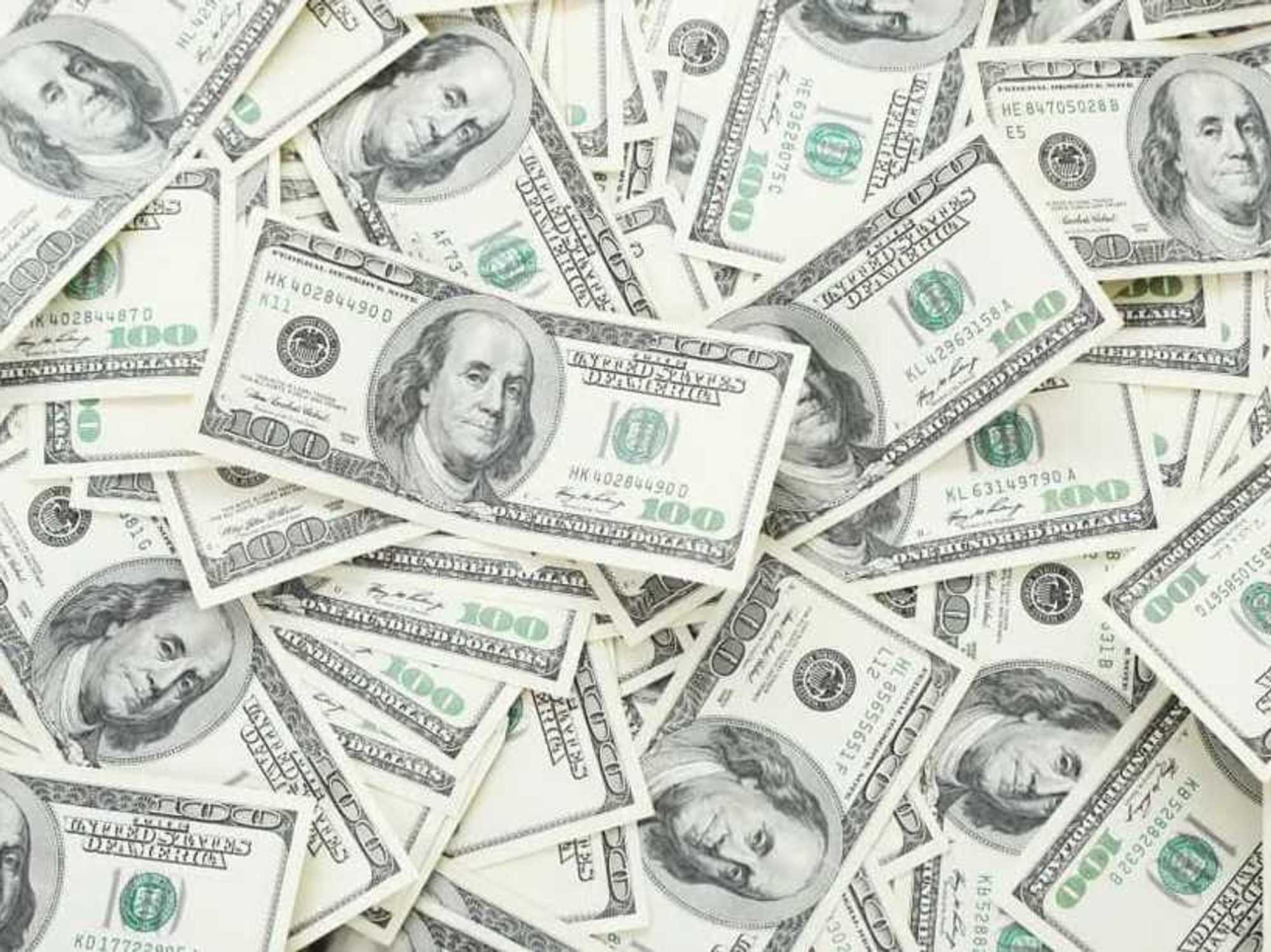Money hundred dollar bills