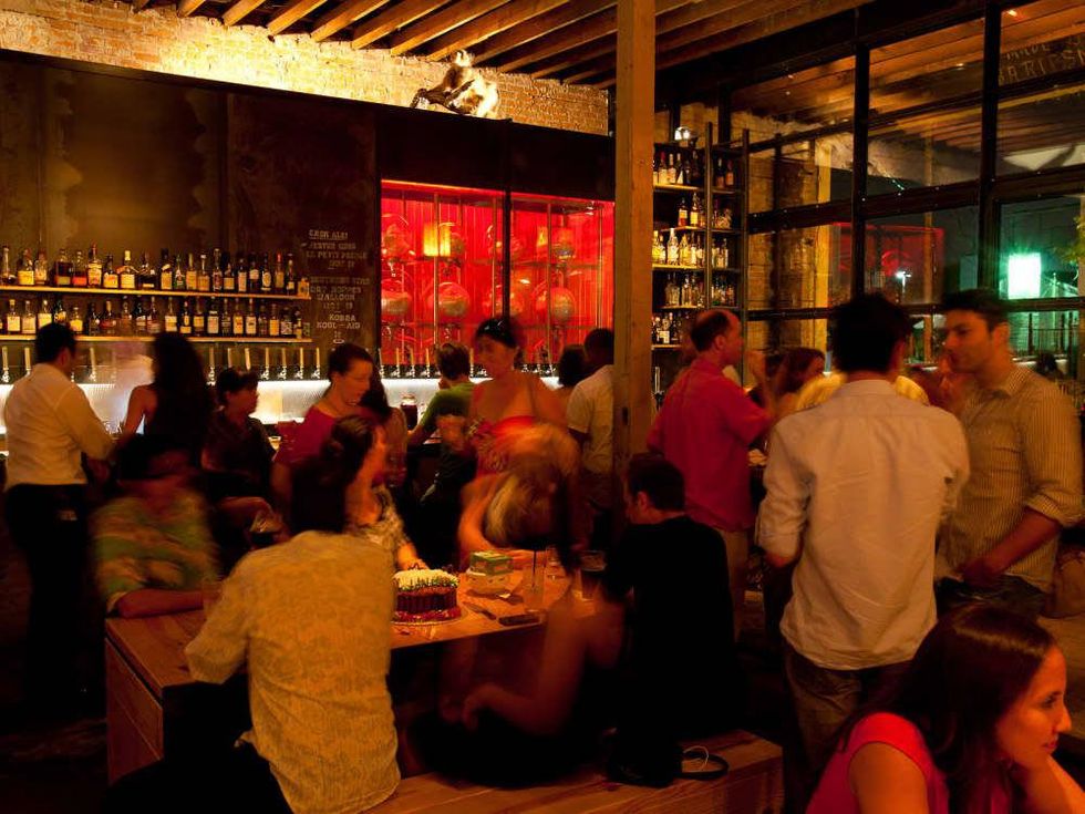 Mongoose Versus Cobra bar Houston interior with crowd