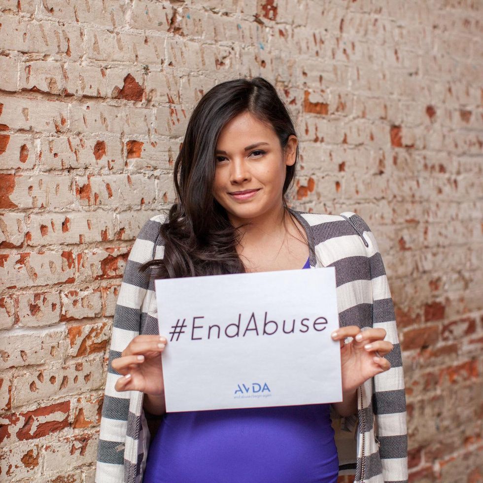 Monica Abney blogger Classy & Fabulous End Abuse campaign AVDA