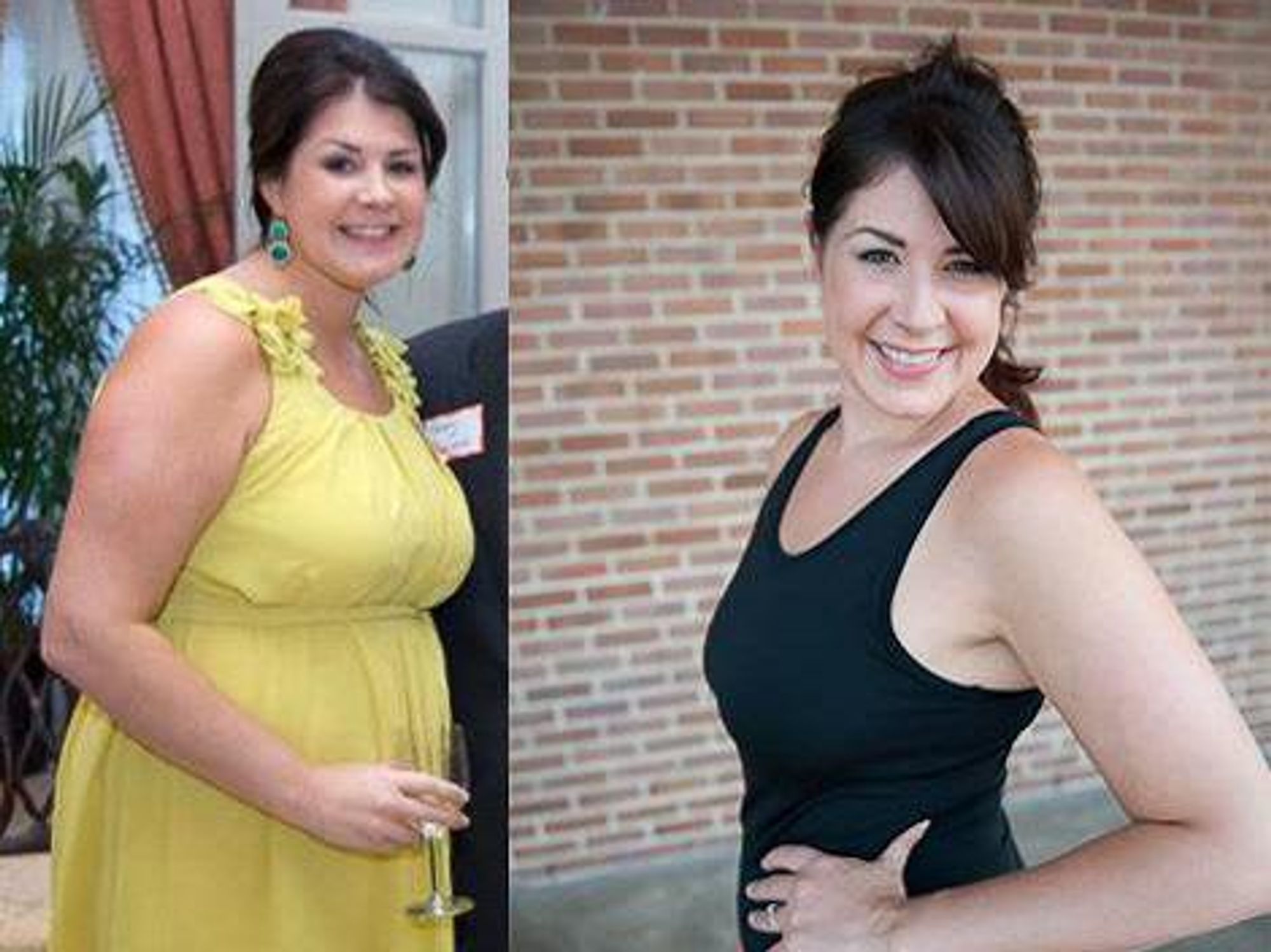 Monica Danna before and after July 2013 RUN FLAT