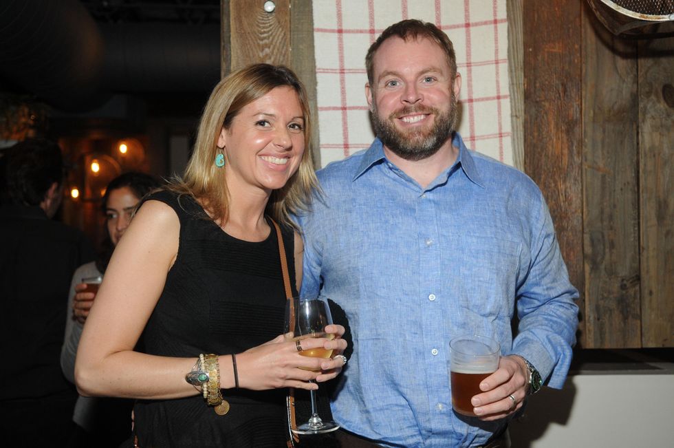 Monica Pope's party May 2013 Beth Sorenson and Carl Sorenson