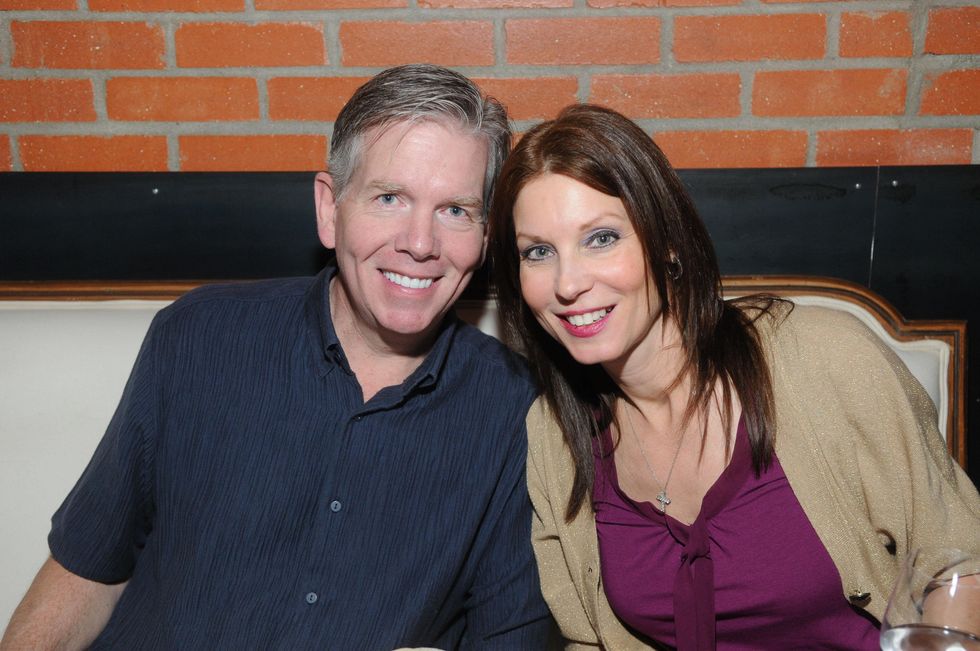 Monica Pope's party May 2013 Jeff Schmid and Laurie Schmid
