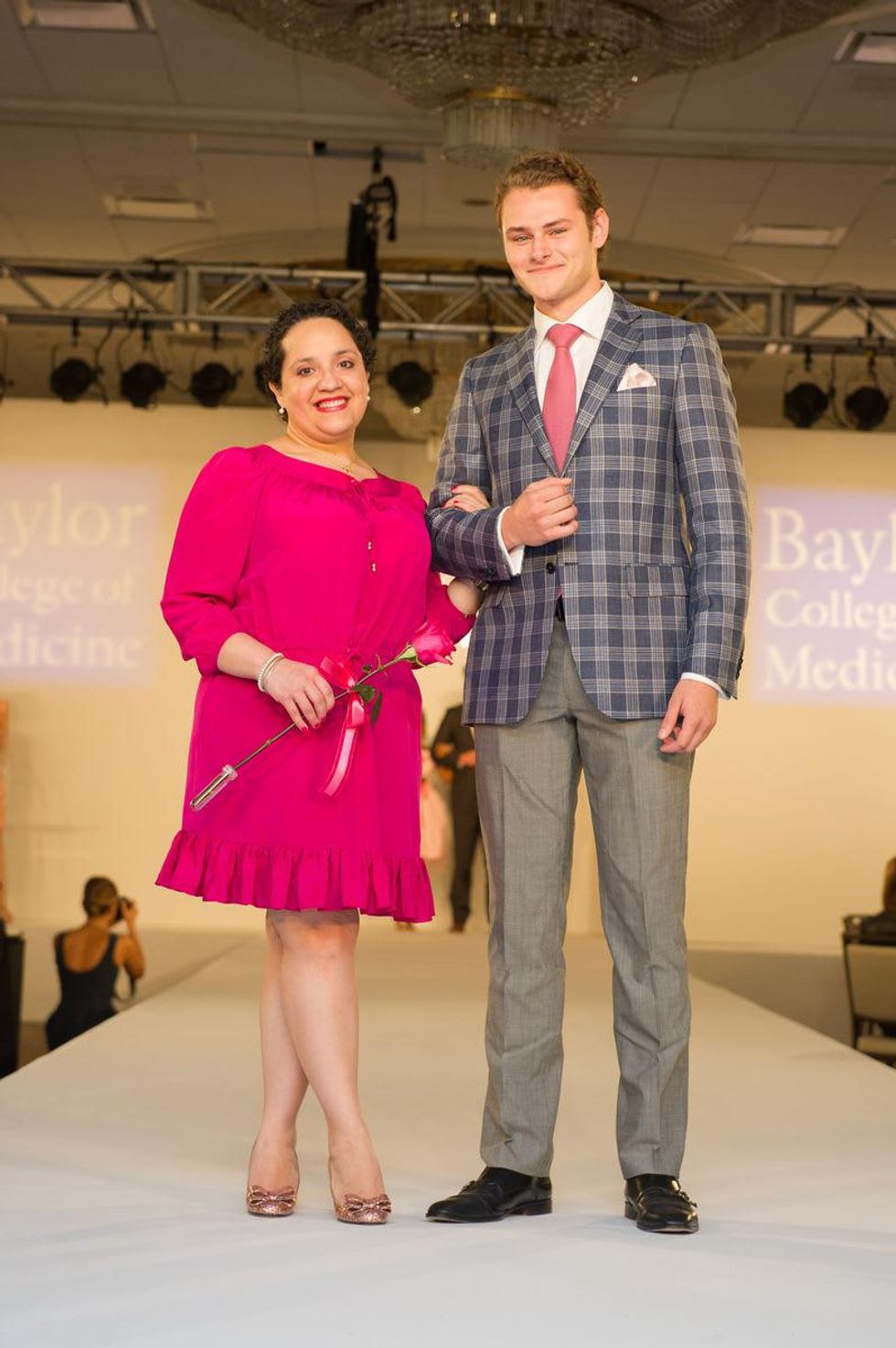 Monique Flores and Alec Lubrano at Stiletto Strut September 2014