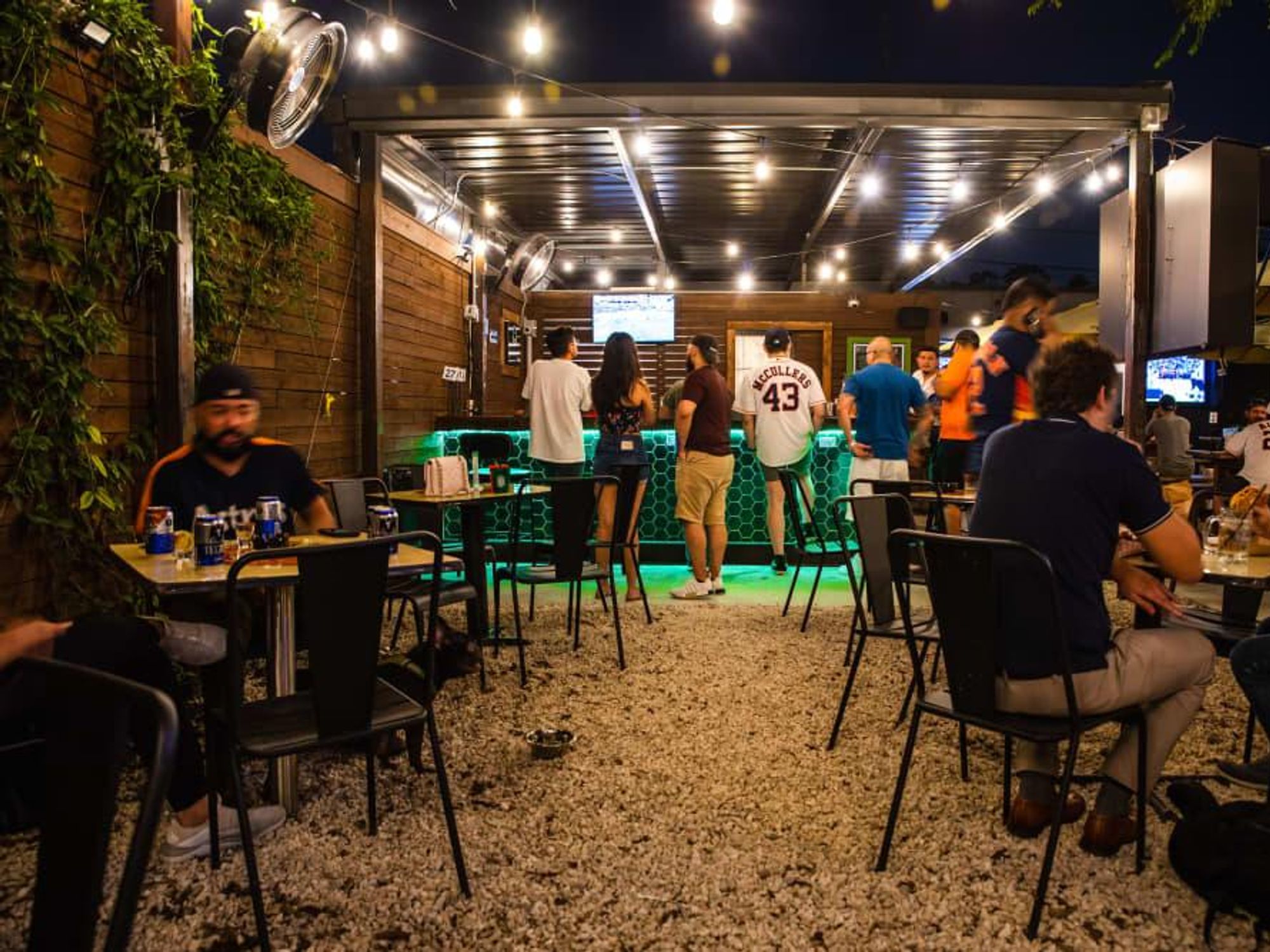Monkey's Tail patio Astros specials