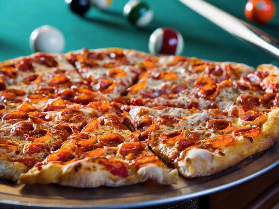 Monkey's Tail pepperoni pizza