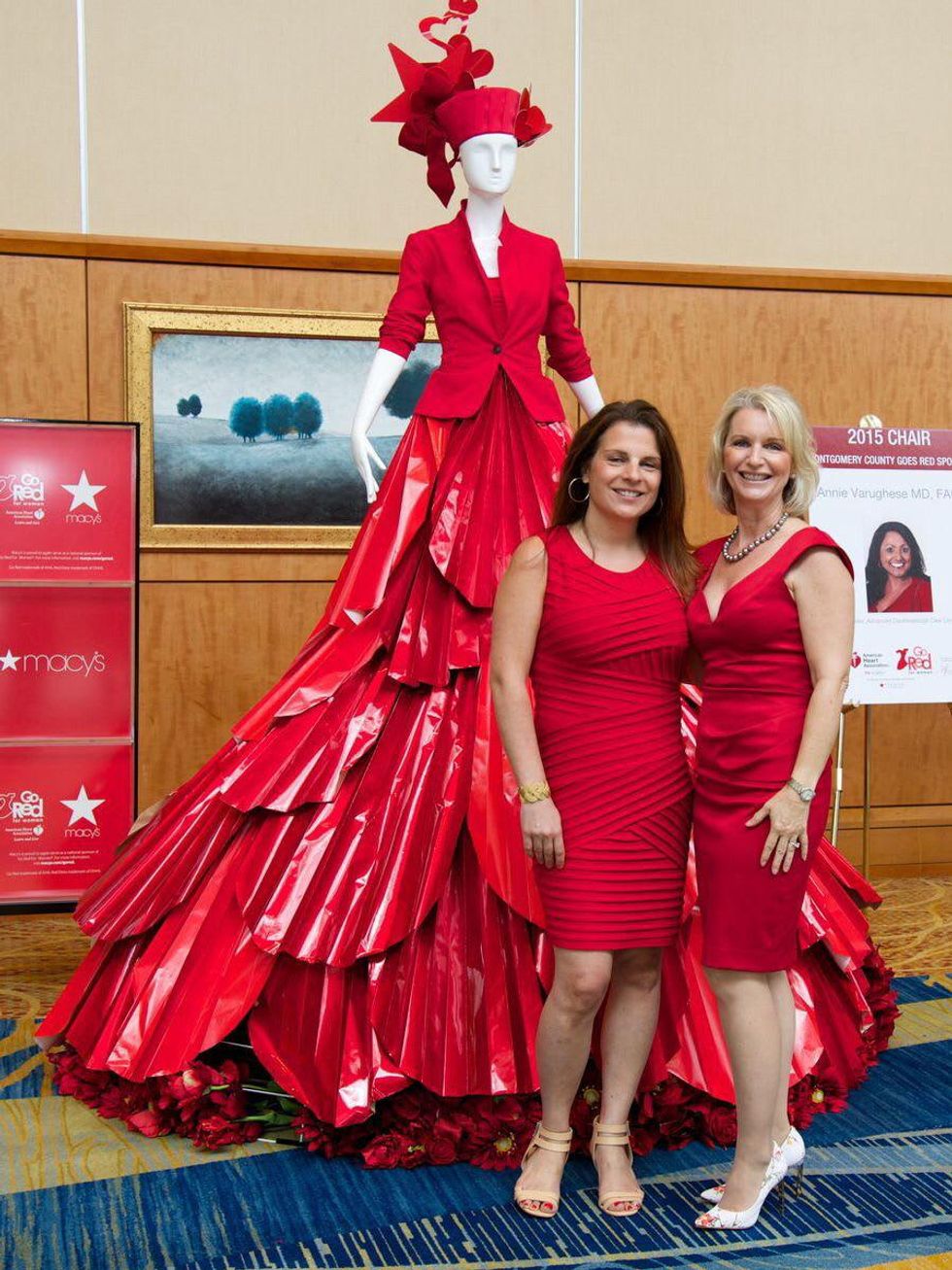 Montgomery County Go Red for Women 2015 Allegra Blanchard and Tracy Wilken