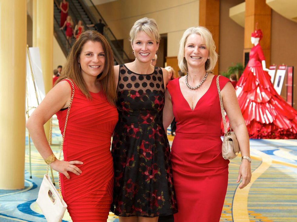 Montgomery County Go Red for Women 2015 Allegra Blanchard, Sondra Ruhman, and Tracy Wilken