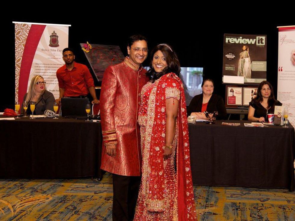 Montgomery County Go Red for Women 2015 Babu and Dr. Annie T. Varughese.