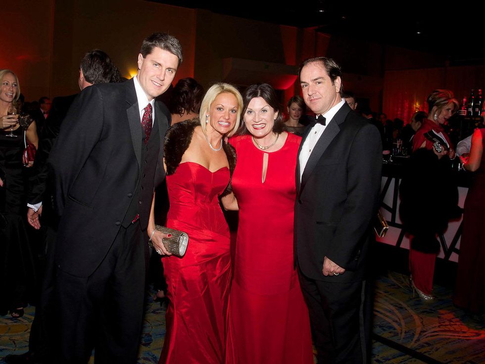 Montgomery County Heart Ball, February 2013, Brian Petrauskas, Lorri Petrauskas, Sabine Kantis, Dr. George Kantis