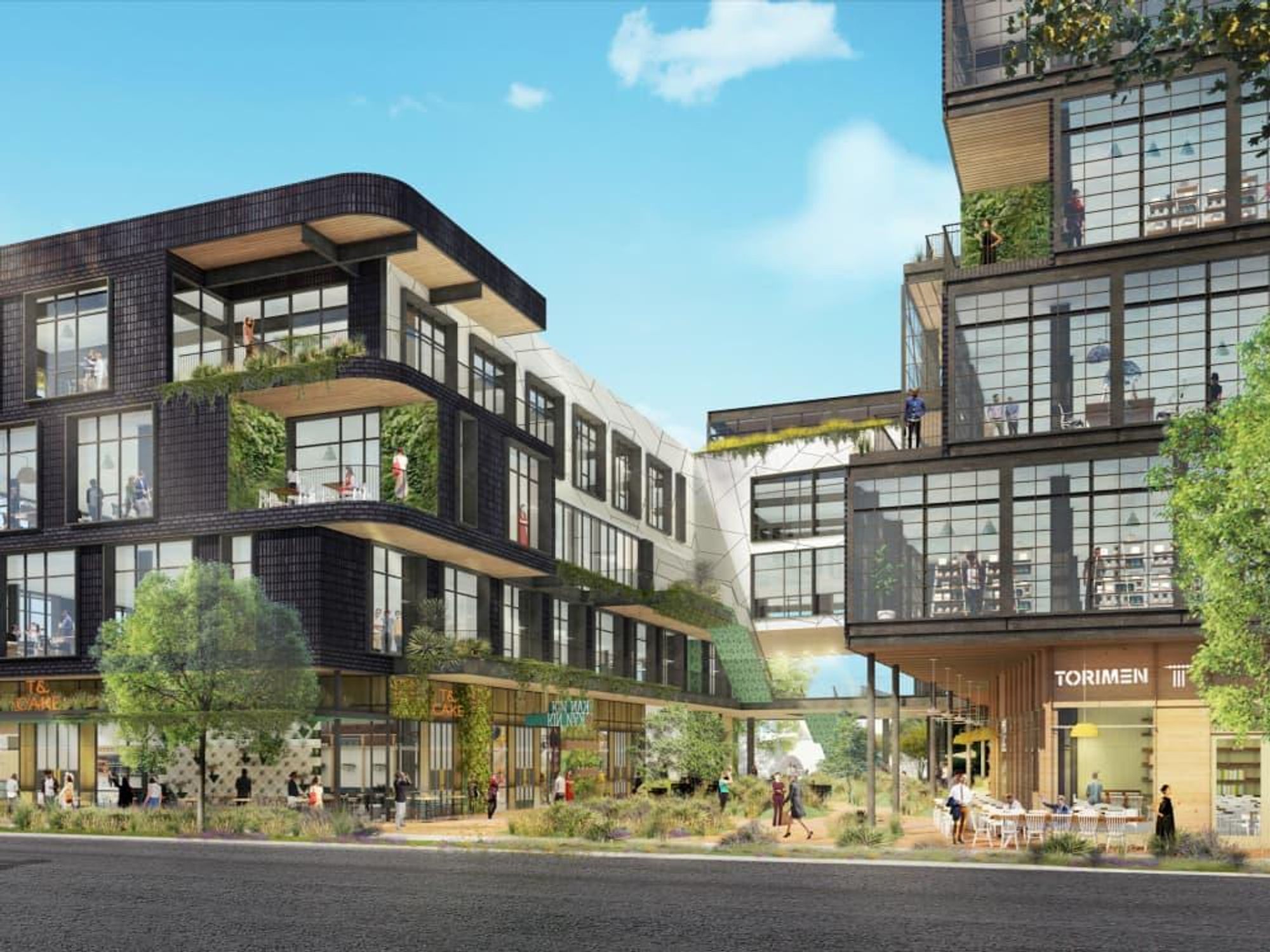 Montrose Collective mixed-use development rendering
