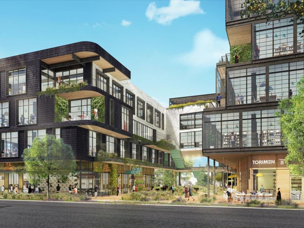 Montrose Collective mixed-use development rendering