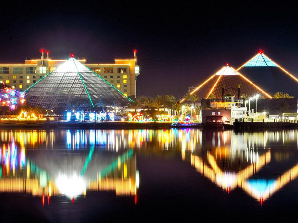 Moody Gardens, Galveston, Festival of Lights, November 2012