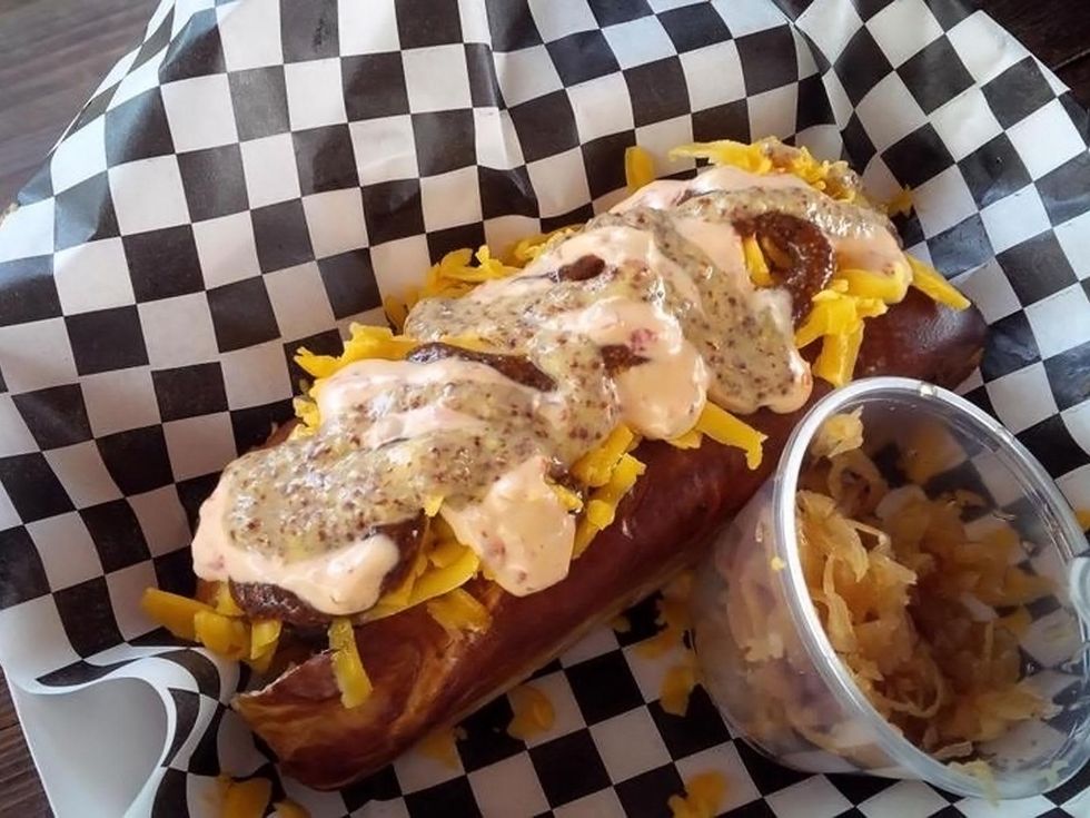 Moon Tower Inn hot dog