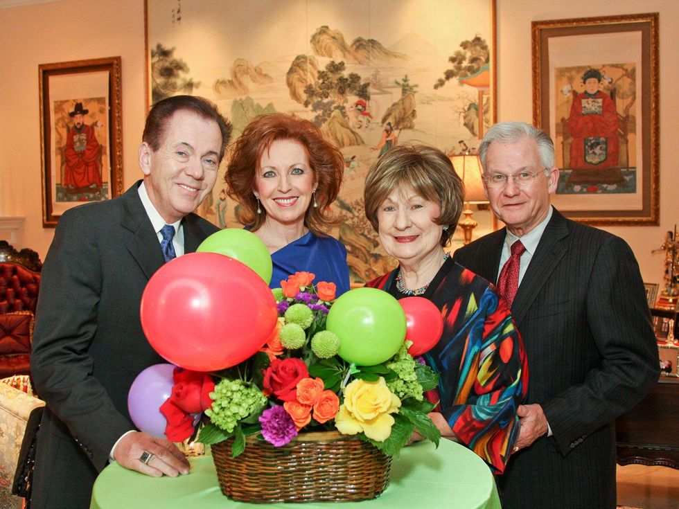 Moores Kickoff, January 2013, Hans Strohmer, Nancy Strohmer, Cora Sue Mach, Harry Mach