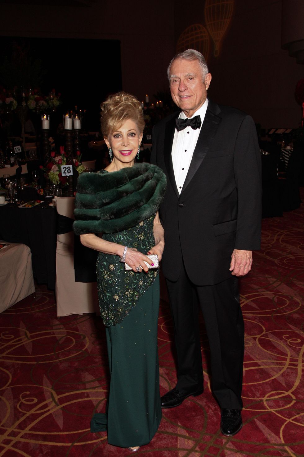 Moores School gala, April 2013, Margaret Alkek Williams and Jim Daniel