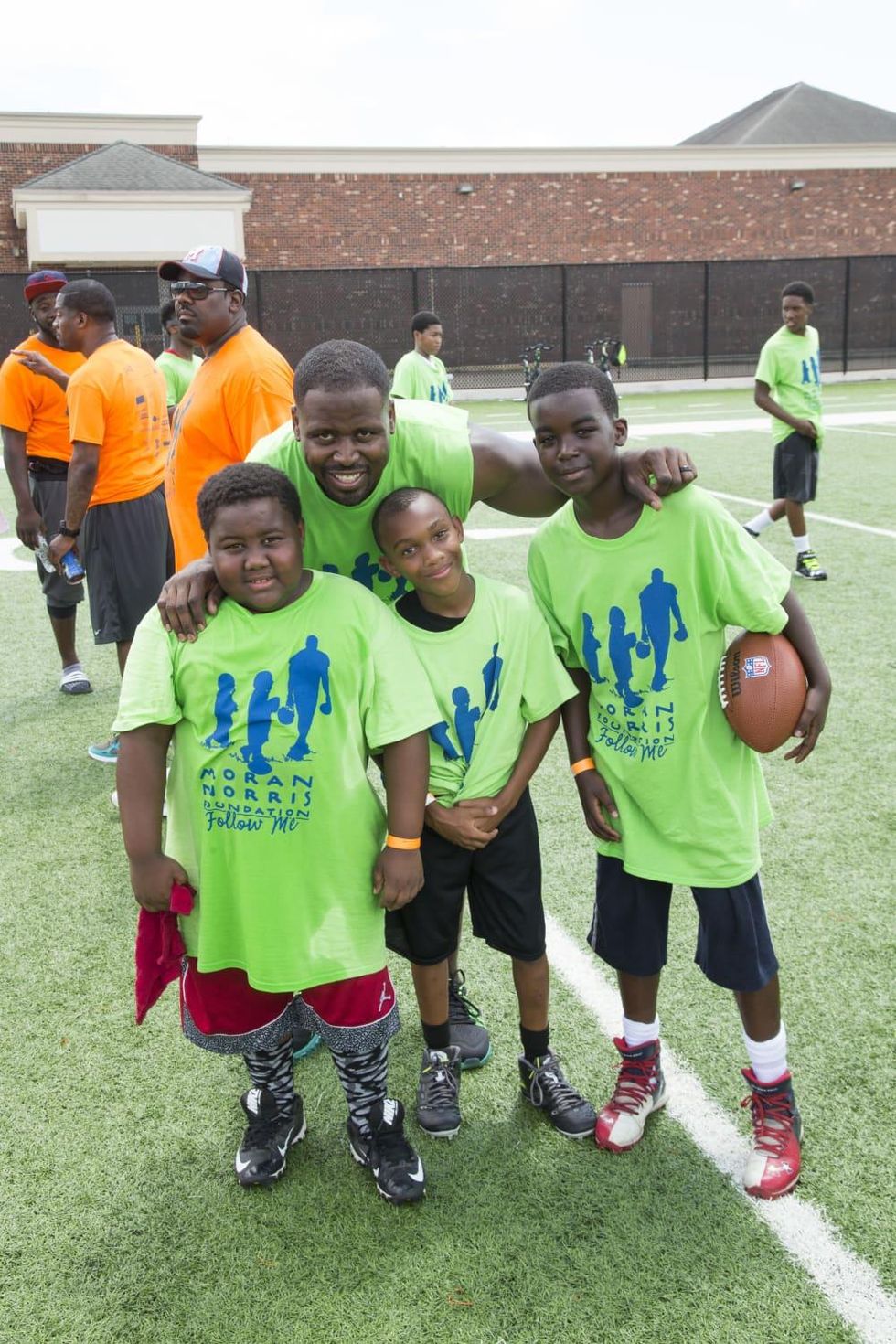 Moran Norris football camp